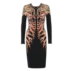 Alexander McQueen Hells Angels Sheath Dress